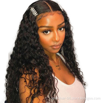High Quality Raw Cambodian Hair Swiss Lace Wig For Black Women 100% Brazilian Virgin Cuticle Aligned Lace Front Human Hair Wigs